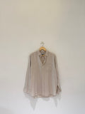 Oat meal linen shirt