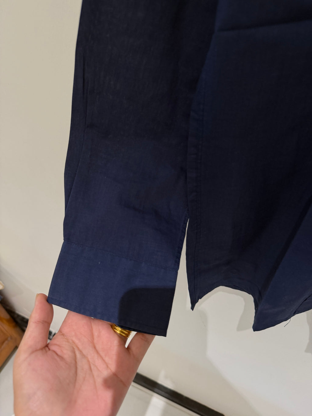 Navy blue shirt